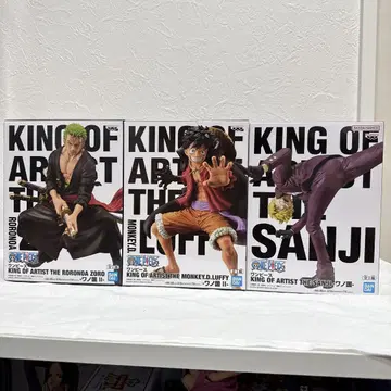 원피스 피규어 KINGOFARTIST 조로 루피 상디 3개 세트
