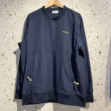 KINASHI CYCLE 나일론 풀오버 셔츠 네이비 키나시 사이클