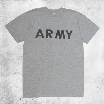 미군 IPFU ARMY 티셔츠 반팔 그레이 LARGE 밀리터리