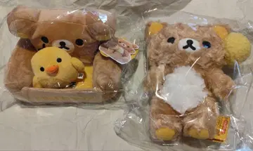 리락쿠마 멀티 스탠드 소파 & 봉제 인형 파우치 세트