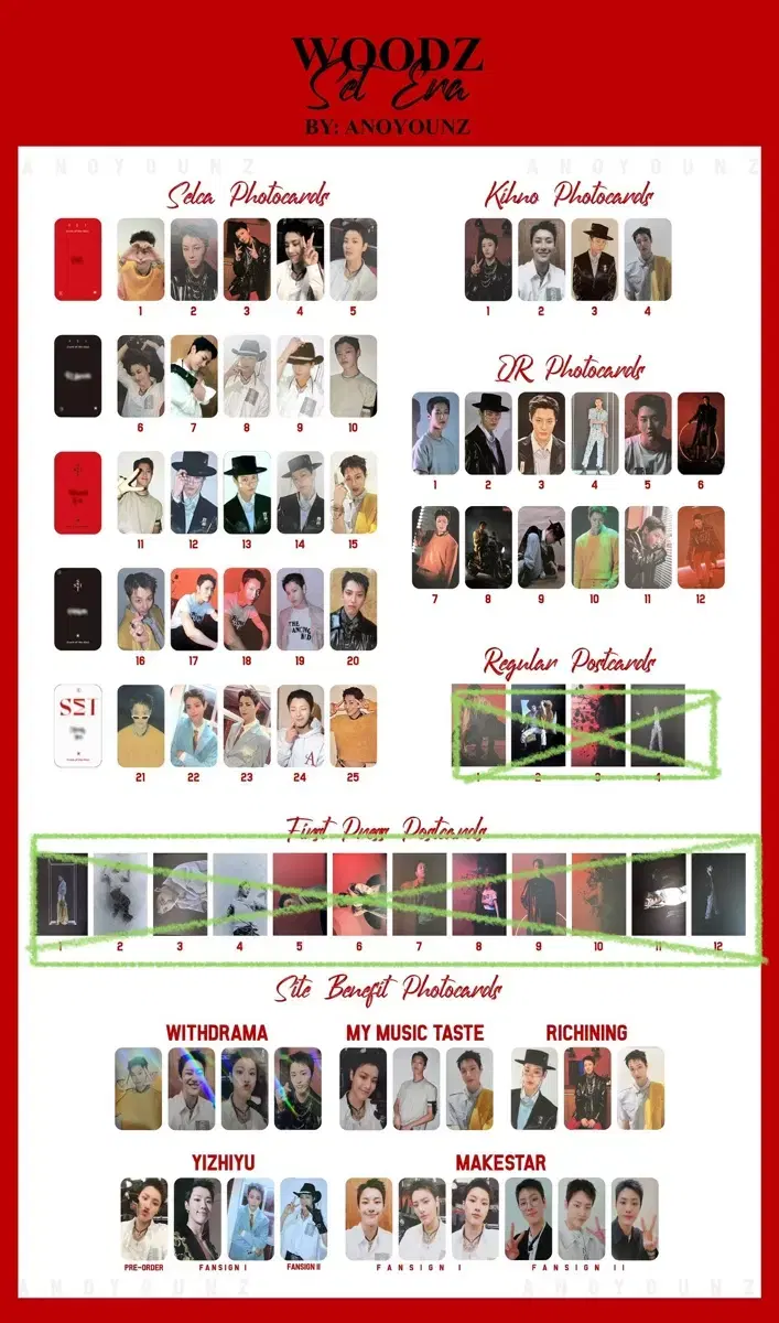 조승연 WOODZ SET 포카 세트