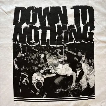 DOWN TO NOTHING 티셔츠 하드코어