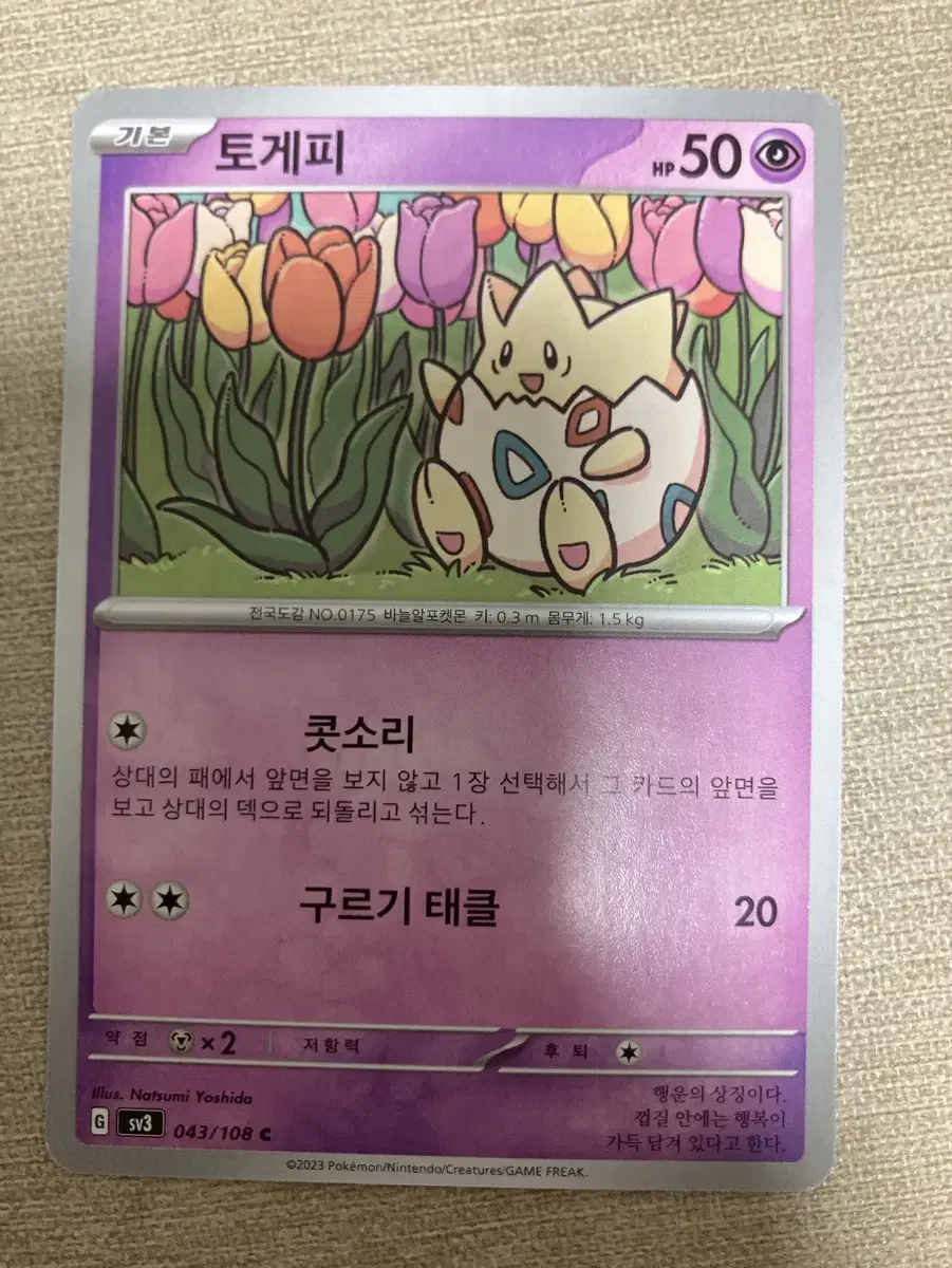 포켓몬카드 토게피