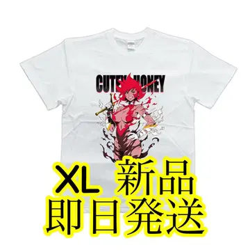 GODTAIL 큐티 허니 티셔츠 화이트 XL