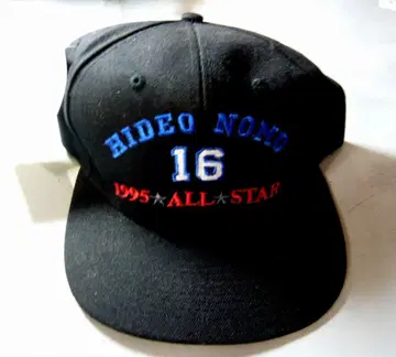새상품 노모 히데오 NOMO HIDEO BASEBALL CAP 블랙