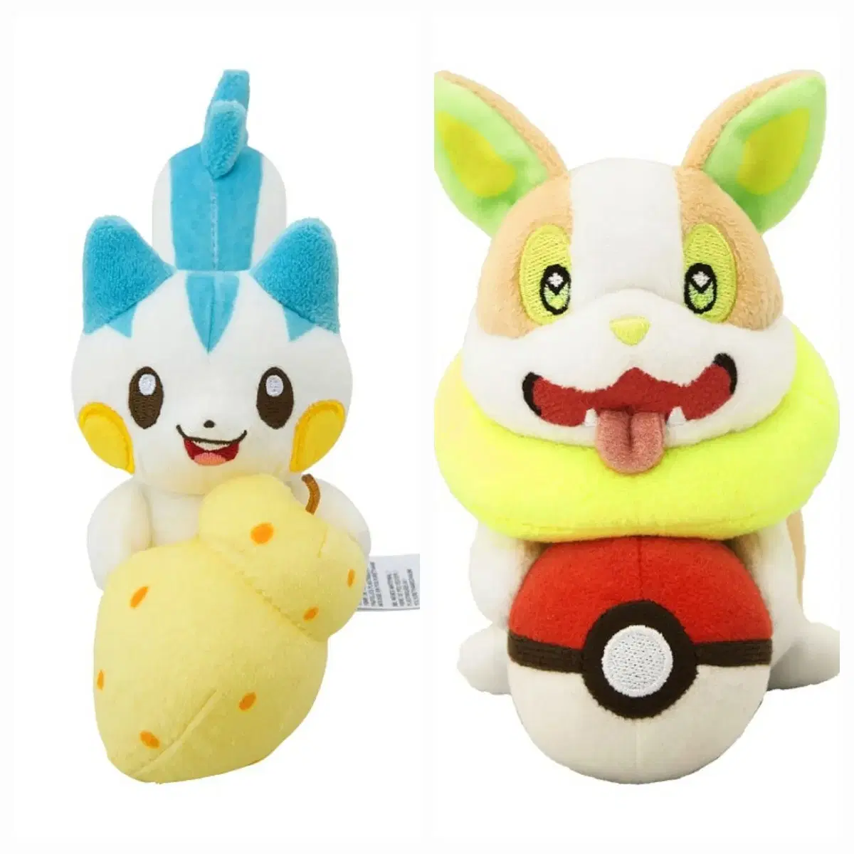 Pokémon Center look at this! 2 kinds of dolls (Pachirisu, Yamper)