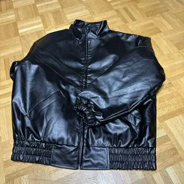 가죽 트랙 자켓