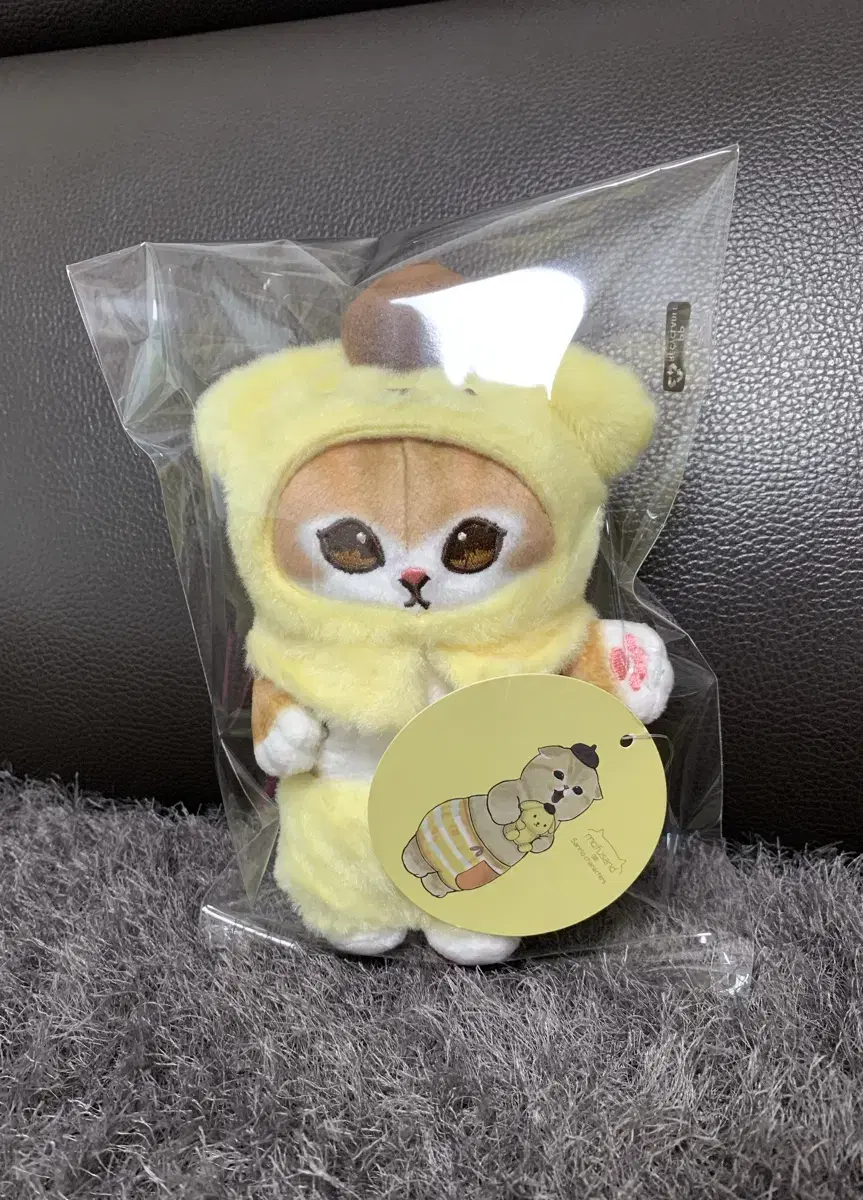 일본정품 산리오 폼폼푸린 모프샌드 인형키링 mofusand 가방고리