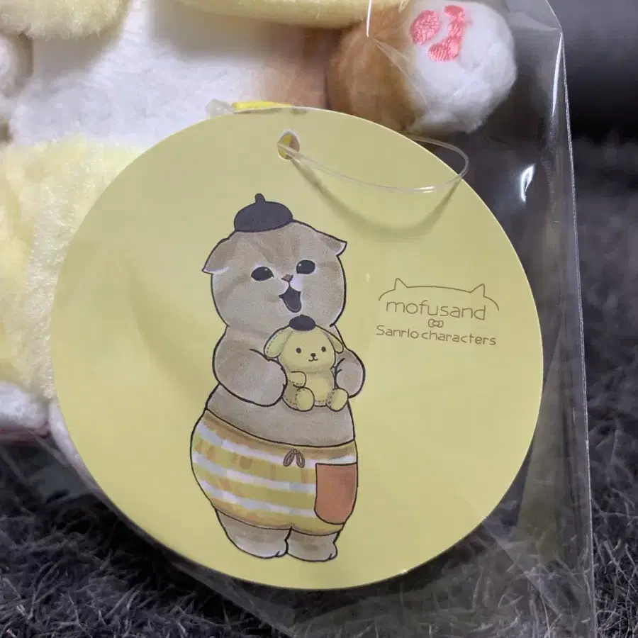 (일본정품) 산리오 폼폼푸린 모프샌드 인형키링 mofusand 가방고리