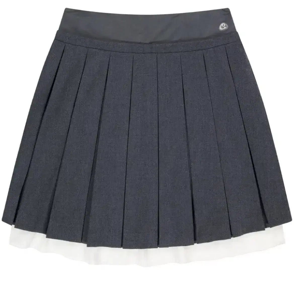 【COYSEIO】 FLOWER PINTUCK SKIRT CHARCOAL FLOWER PINTUCK SKIRT CHARCOAL - coyseio