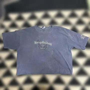 90s 할리데이비슨 페이드 자수 컷오프