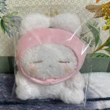 토끼 네무짱 마스코트 봉제 인형 딸기 모자 REMME