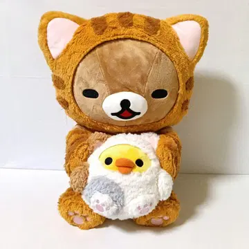 리락쿠마 San-X 온라인샵 한정품 느긋한 고양이 봉제 인형 수주 생산품