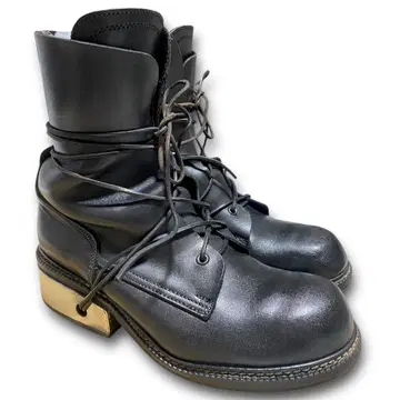 DIRK BIKKEMBERGS 메탈 힐 부츠 스틸 비켄버그
