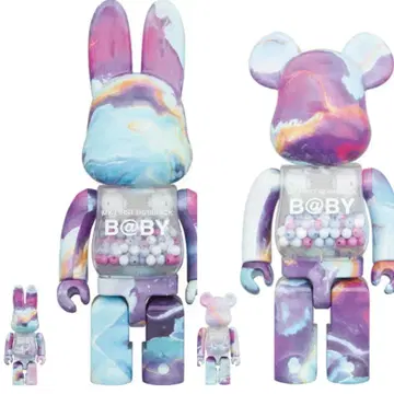 MY FIRST BEARBRICK BABY MARBLE Ver.4 세트