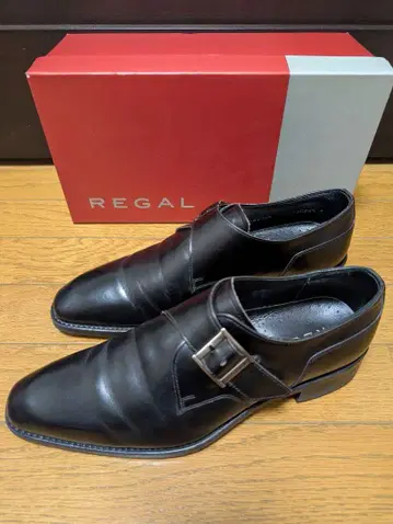 REGAL 13GR 드레스 신발 플레인토 블랙 25cm 일본제