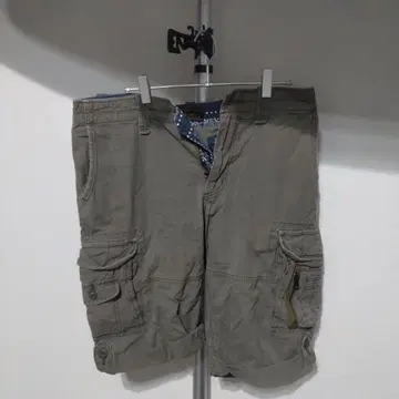 카고 밀리터리 하프 팬츠 카키 알파인더스트리