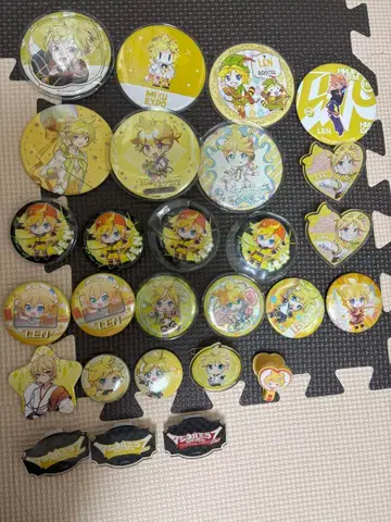 거울 소리 렌 캔뱃지 하츠네 미쿠 보컬로이드 매지컬 미라이 유키 미쿠