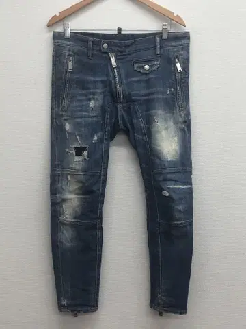 DSQUARED2 LEATHER BIKER JEAN 사이즈 48