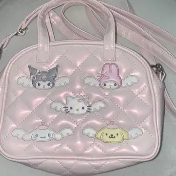 산리오 꿈꾸는 엔젤 퀼팅 미니백 백