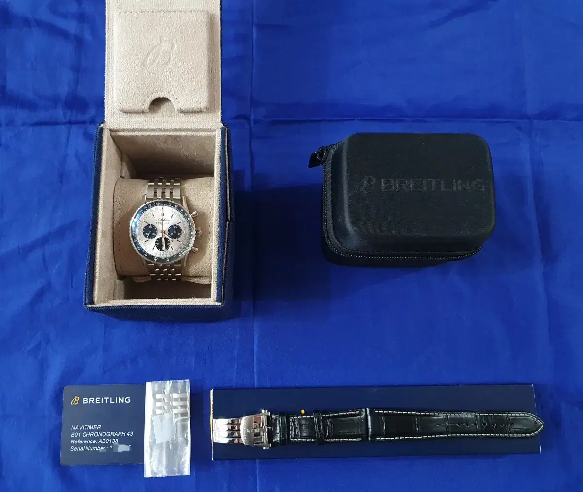 Breitling Navitimer Latest Model AOPA Logo Silver Panda Navitimer