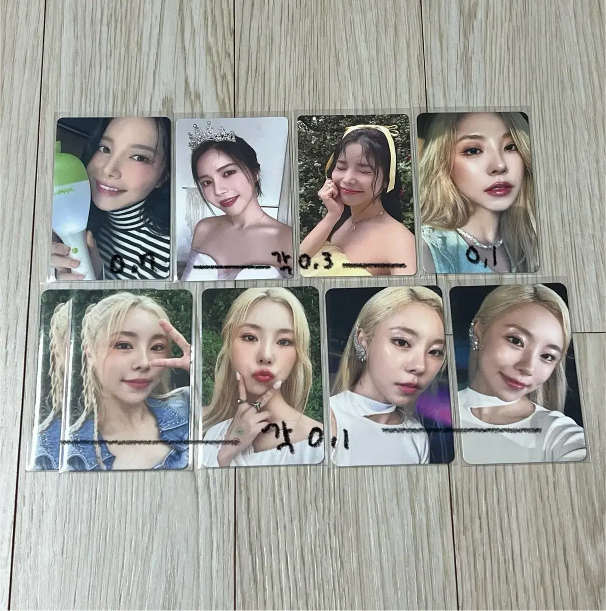 마마무 솔라 휘인 포토카드 인더무드 무봉 공식키트 포토카드 포카