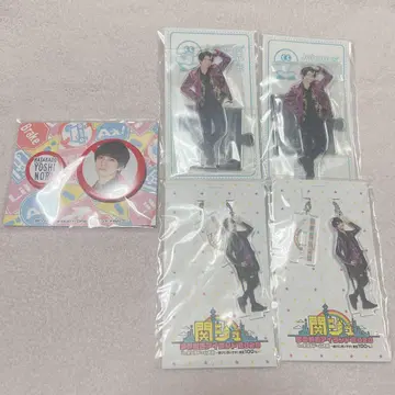 A!group 마사모토 요시노리 아크릴 스탠드 아크링 키링 캔뱃지 세트