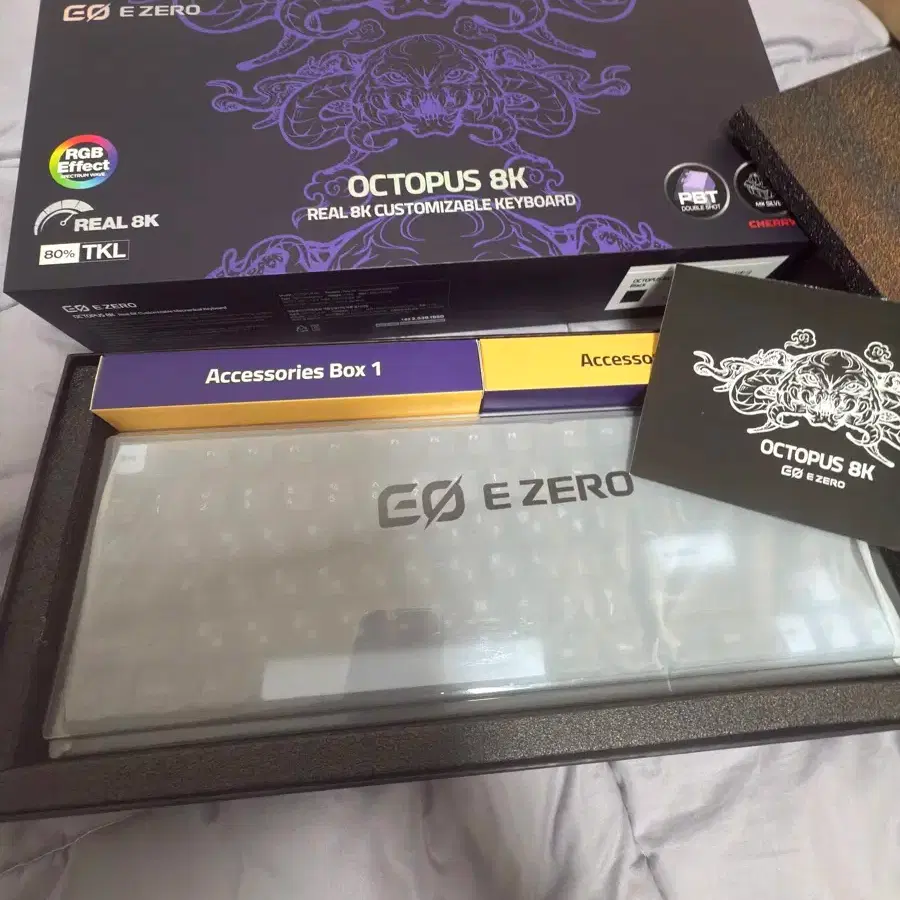 E-ZERO OCTOPUS 8K Octopus 8k Gaming Keyboard #옥토퍼스8k,#제네시스8k,#텐키리스,#게이밍키보드  on Bunjang Global Site.