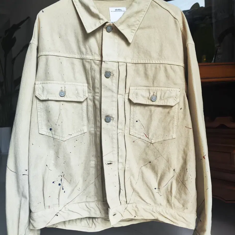 3] Visvim 21SS Spot 101XX JKT Denim Jacket Beige #비즈빔101xx