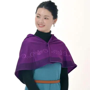 엘사 타월 후드 안나와 눈의 여왕 대관식 디즈니 스토어 망토