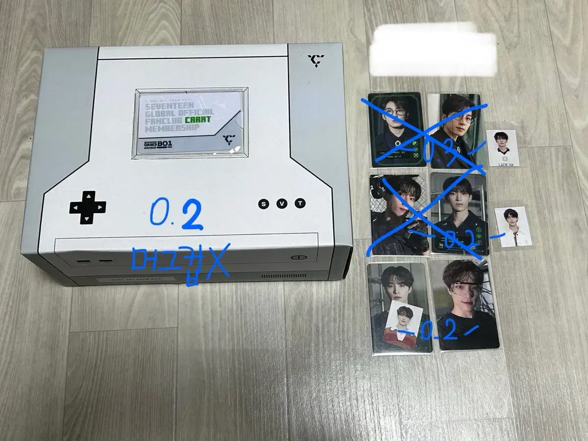 세븐틴 멤버쉽 포카 양도합니다