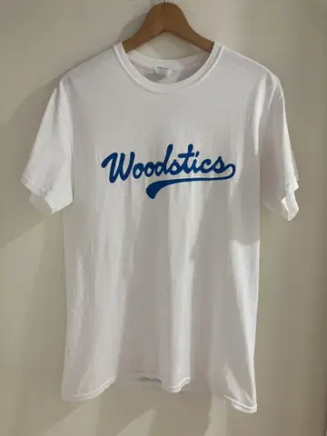 wood stics M 사이즈 로고 티셔츠 오차노미즈 ESP 한정품