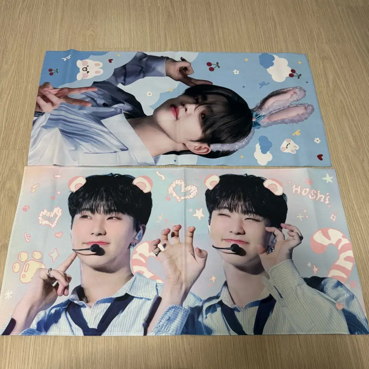 세븐틴 에스쿱스 호시 반사슬로건