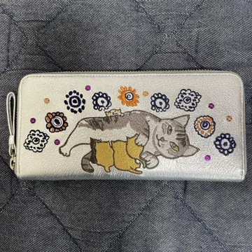 맨해트너즈] 미케짱 엄마 고양이 디자인 장지갑