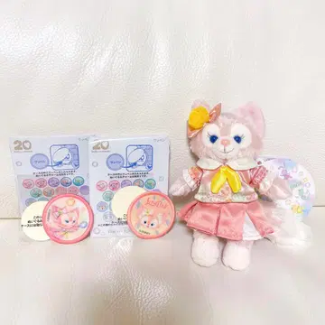 컬러풀 헝퍼니스 리나벨 봉제 인형 배지 와펜 2종 세트