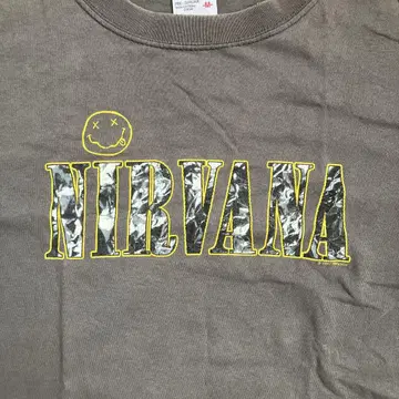 90's NIRVANA 너바나 빈티지 티셔츠 스마일 레어