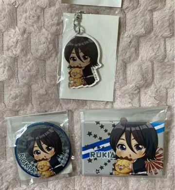 후목 루키아 꽉 짠 캔뱃지 아크링 키링 BLEACH