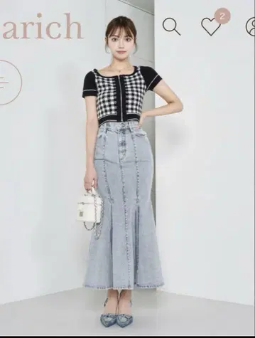 DARICH 다리치 프린세스 머메이드 데님 스커트