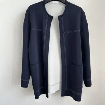 Ballsey 네이비 노카라 자켓