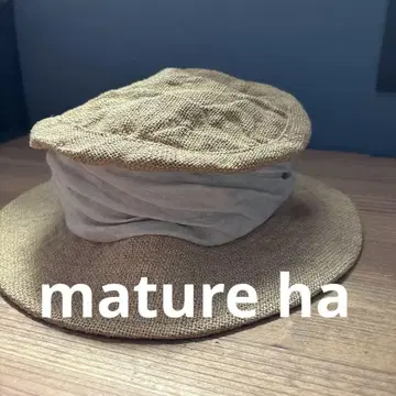 mature ha 주트 드레이프 햇