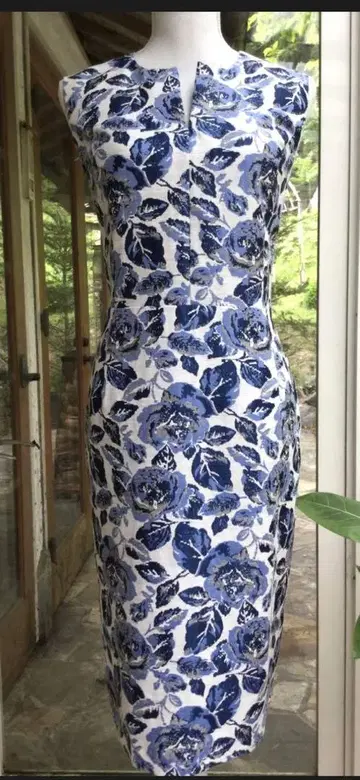 LAURA ASHLEY 꽃무늬 슬리브리스 원피스 XL 사이즈