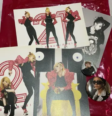 2NE1 CL 엽서 캔뱃지