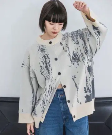 JEANASIS 지나시스 12G 스폰디쉬 모듬 크루 가디건