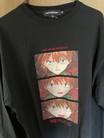 NOWHEREBOY L/S Tee from EVANGELION 아스카