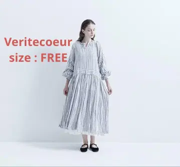 Veritecoeur (베리떼꾸르) 리투아니아 린넨 개더 튜닉