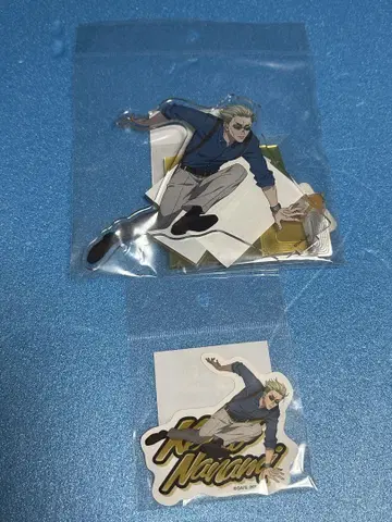 주술회전 아크릴 스탠드 스티커 나나미 켄토 2개 세트