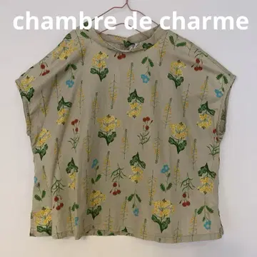 chambre de charme 꽃무늬 티셔츠