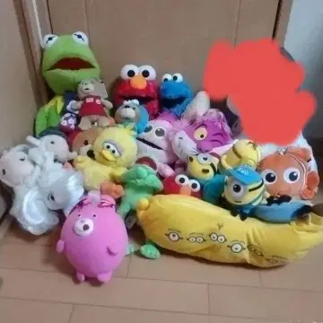 봉제 인형 묶음 판매 세서미 미니언즈 베이맥스 카미트 등