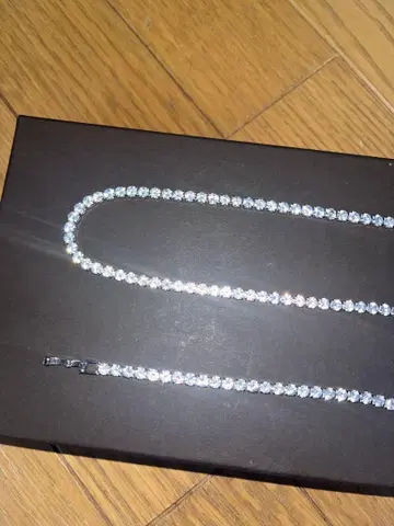 테니스 체인 목걸이 40cm