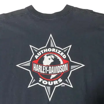 00s 할리 데이비슨 Harley-Davidson 유로 투어 기업 t